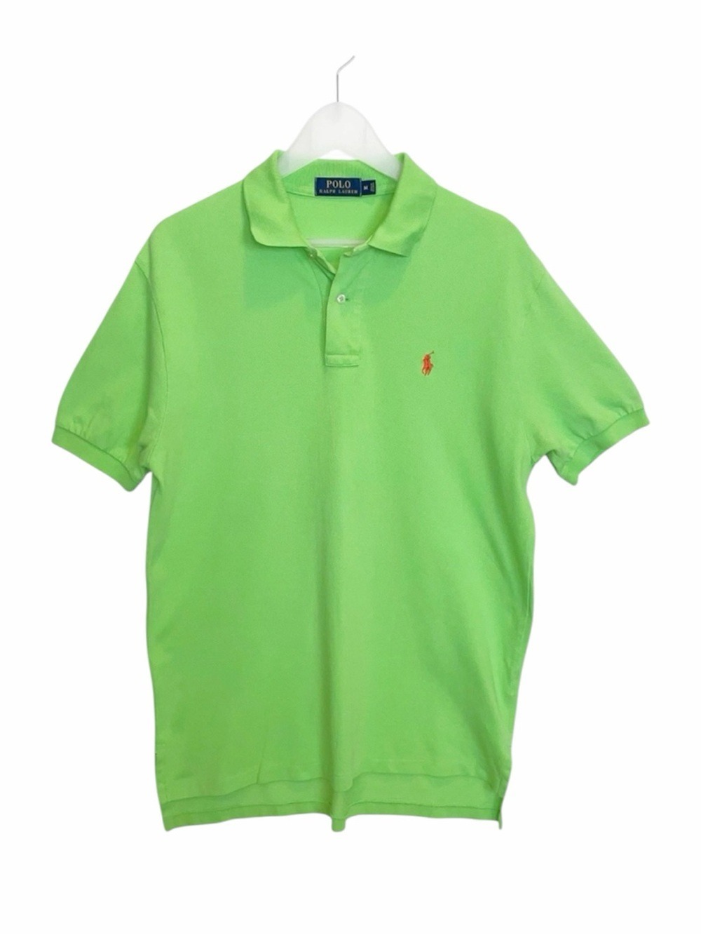Polo Ralph Lauren Classic Fit Mesh Polo Shirt Cruise Kiwi Green Size Medium